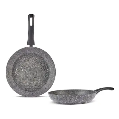 Karaca Gris Biogranite 2-Piece Induction Pan Set, Grey