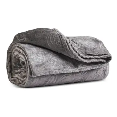 Karaca Home Felix Blanket, 220cmx240cm, Grey