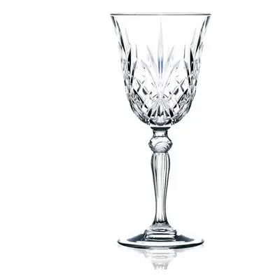 Rcr Melodia Crystal Glass Big Goblet, 270ml, Transparent