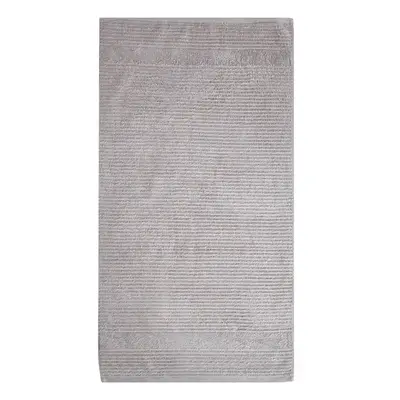 Karaca Home Rachel 100% Turkish Cotton Bath Towel, 100cmx150cm, Light Grey