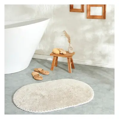 Karaca Roundie Bath Mat, 60cmx90cm, Light Grey