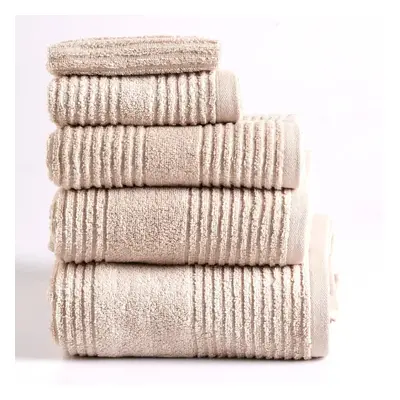 Karaca Home Rachel Supreme 100% Turkish Cotton Towel Set, Beige