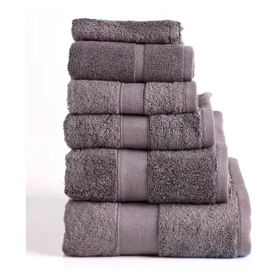 Karaca Home Joey Egyptian Cotton Towel Set, Anthracite