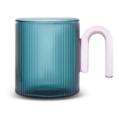 Karaca Miracle Glass Mug, 320ml, Blue