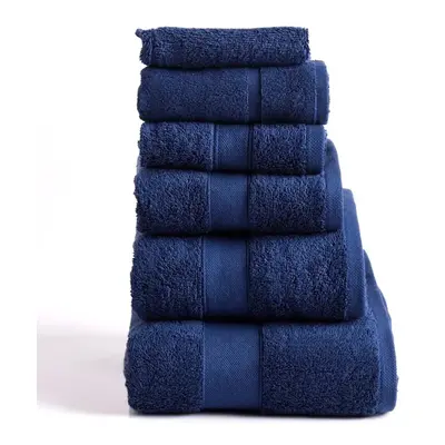 Karaca Home Joey Egyptian Cotton Towel Set, Navy