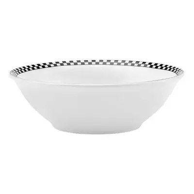 Karaca Game New Generation Bone CerealSoup Bowl, 14cm, Black White