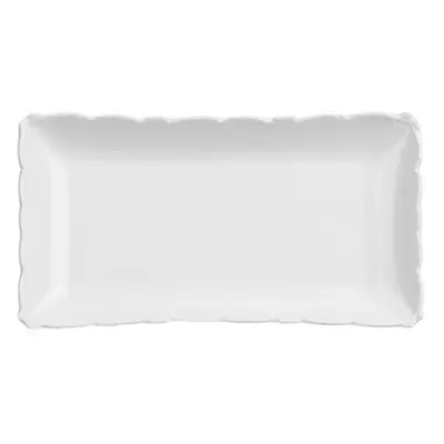 Karaca Ivy Porcelain Serving Platter, 25.5cm, White