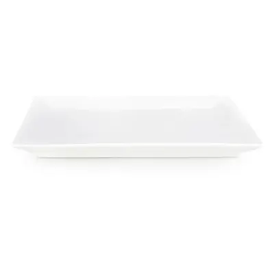 Karaca Carmen Trend Porcelain Dinner Plate, 24cmx20cm, White