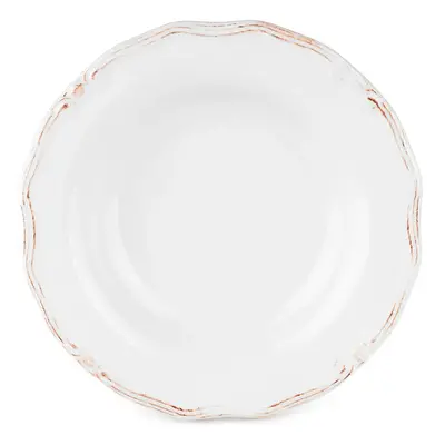 Karaca​ Elizabeth Ceramic Pasta Bowl, 22cm, Ecru