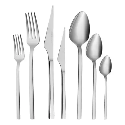 Karaca Sedir 84-Piece Stainless Steel Cutlery Set for People, Silver