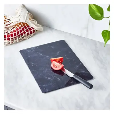 Karaca Ayaz Glass Chopping Board, 35cmx26cm, Black