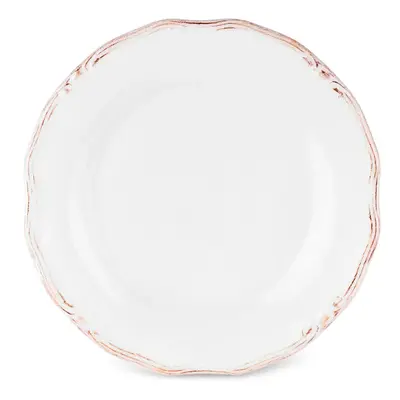 Karaca​ Elizabeth Ceramic Dinner Plate, 25cm, Ecru