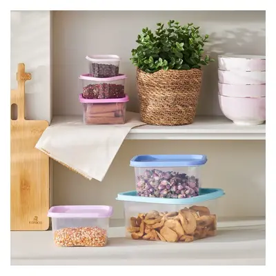 Karaca Dora Purple Piece Storage Container Set, Multi