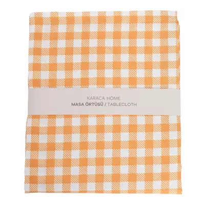 Karaca Home Ecose Tablecloth, 160cmx220cm, Orange Multi