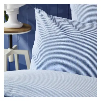 Nautica Home Darya 100% Turkish Cotton Duvet Cover Set, Single, 140cmx200cm, Blue