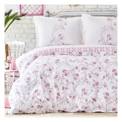 Sarah Anderson Fellini 100% Turkish Cotton Duvet Cover and Pillow Set, Double, Pink