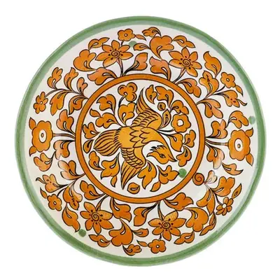 Karaca Paye Seljuk Collection Porcelain Snack Bowl, 14cm, Orange Multi