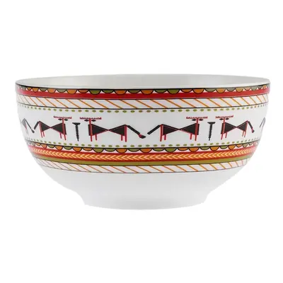 Karaca X Arslantepe Porcelain CerealSoup Bowl, 14cm, Multi