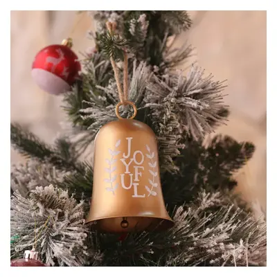 Karaca New Year Christmas Ring Metal Tree Decoration, 9.5cmx9.5cmx13.5cm, Gold Multi