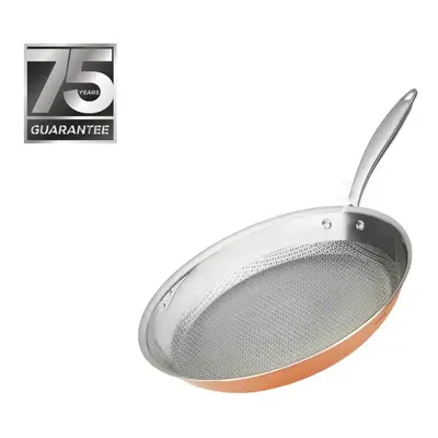 Karaca 3Ply PowerSteel Copper Frying Pan, 1.5L, Copper