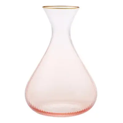 Karaca Gemma Glass Pitcher, 2L, Salmon Pink