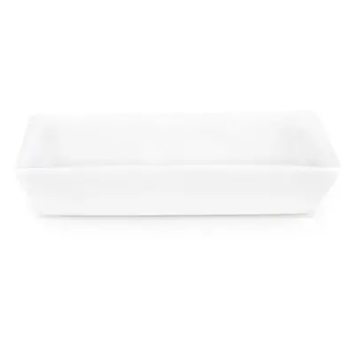 Karaca Carmen Trend Porcelain Serving Platter, 13cmx7cm, White