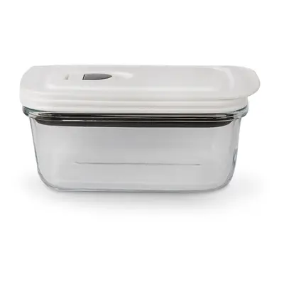 Cookplus Glass Airtight Storage Container, 0.4L, White Transparent