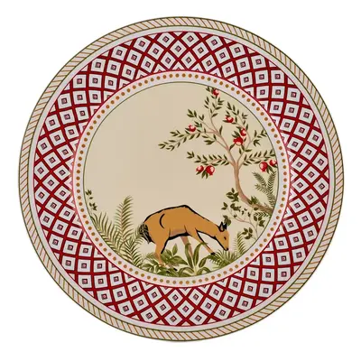 Karaca X Arslantepe Porcelain Dinner Plate, 27cm, Multi