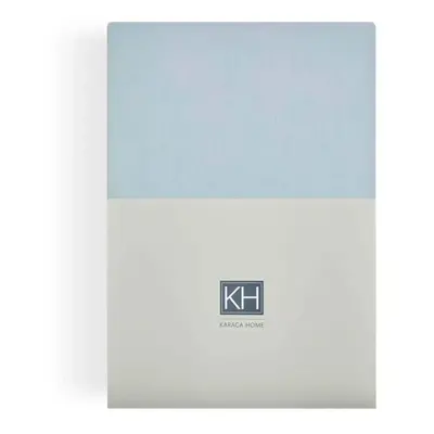 Karaca Home Jersey Fitted Sheet, Double, Light Blue