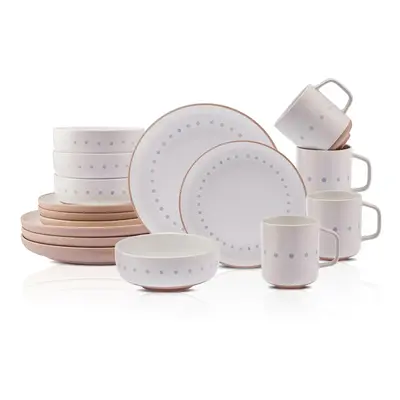 Karaca Haag 16-Piece Stoneware Dinner Set for People, Multi