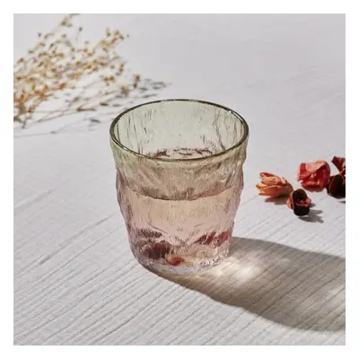 Karaca Glacier Glass Tumbler Glass, 287ml, Transparent Red Green