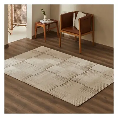 Kasmir Rugs 7/24 Scandinavian Elin Rug, 160cmx230cm, Beige