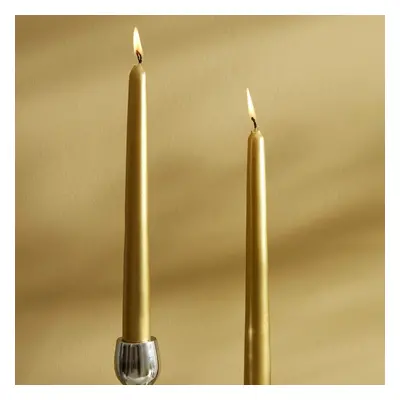 Karaca Home Andy 2-Piece Candle, 24cm, Gold