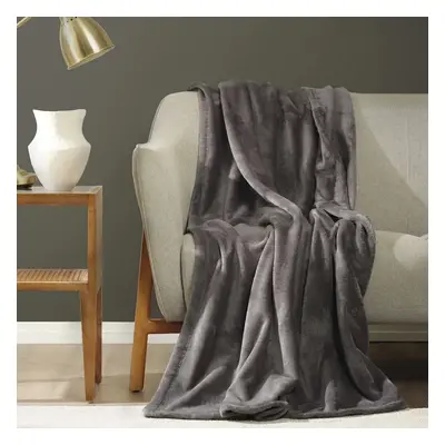 The Karaca Home Fiona Wellsoft TV Blanket, 130cmx180cm, Grey