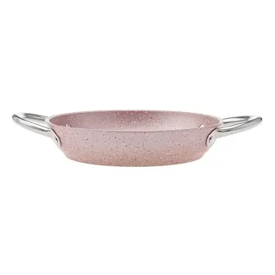 Karaca Avanos Rosegold Biogranite Shallow Stockpot, 20cm, Rose Gold