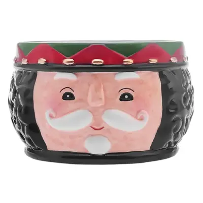 Karaca New Year Christmas Nutcracker Dipping Dish, 12cm, Black Multi