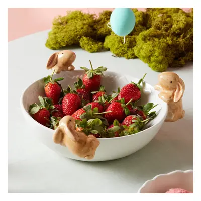 Karaca Easter Serving Bowl, 30cm, White Multi