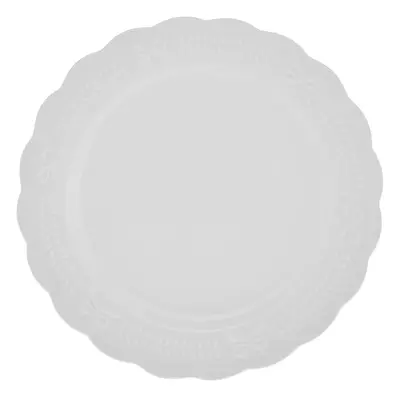 Karaca New Year Christmas Porcelain Side Plate, 21cm, White