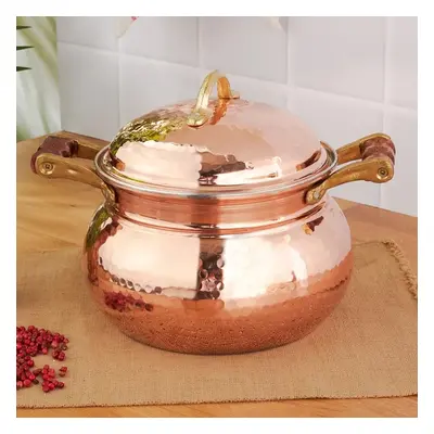 Karaca Antique Copper Stockpot, 18cm, Copper