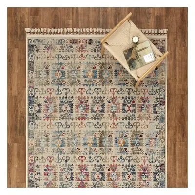 Kasmir Rugs 7/24 Jute Embroidery Rug, 120cmx180cm, Multi