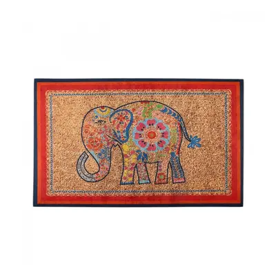 Kasmir Rugs 7/24 Sare Elephant Decorative Door Mat, 45cmx75cm, Multi