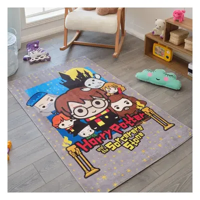 Kaşmir Rugs Harry Potter Children and Young Rug, 100cmx150cm, Grey