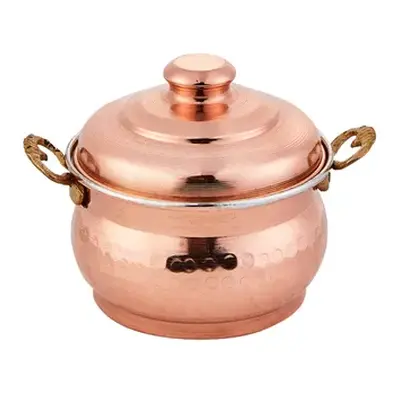 Karaca Mesopotamia Copper Stockpot with Lid, Small, Copper