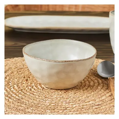 Karaca Aria Reactive Glaze CerealSoup Bowl, 16cm, Beige