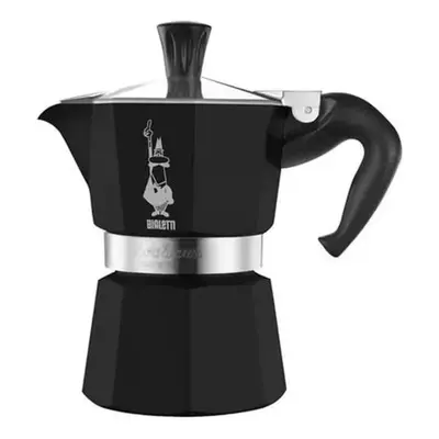 Bialetti Moka Express Hob Espresso Coffee Maker, Cups, Black