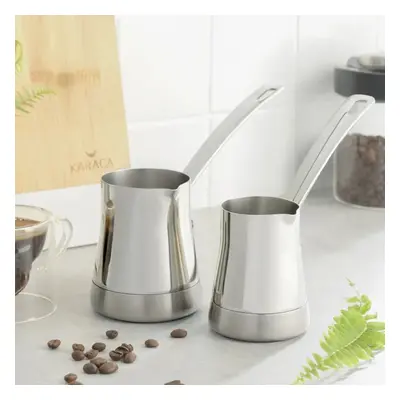 Karaca Win Induction Coffee Pot Set, Steel