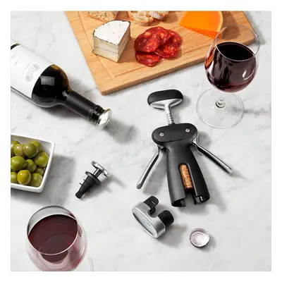 OXO Steel Winged Corkscrew With Removable Foil Cutter