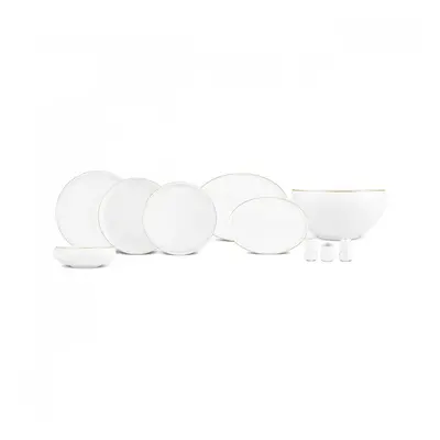 Karaca Red Carpet Collection Streamline New Sunset 59-Piece New Generation Bone China Dinner Set