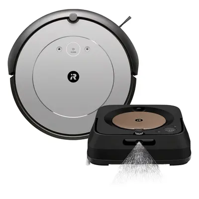 Roomba i1 Robot Vacuum & Braava jet m6 Bundle | iRobot | Black