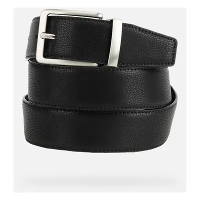 GEOX Belt Man Black/coffee, Size: